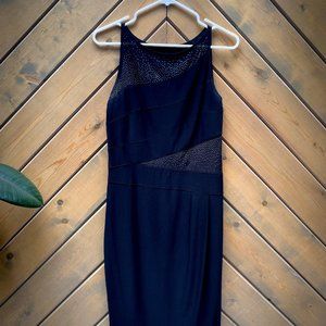 Gorgeous black/shiny dress.  Perfect for parties or homecoming!